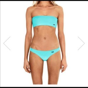 Triangl Velvet Blue Bikini Set